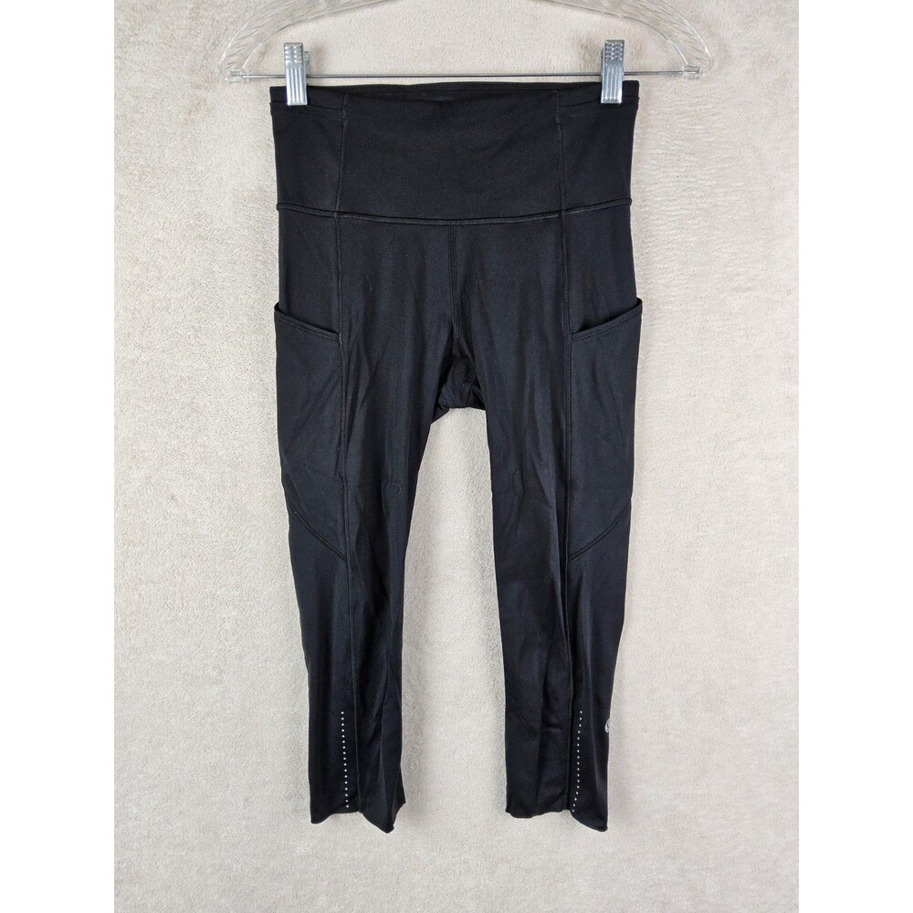 Lululemon Fast Free Tight Athletic Leggings Black Size 4